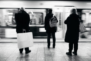 Streetphotography Stuttgart, Menschen in der U-Bahn