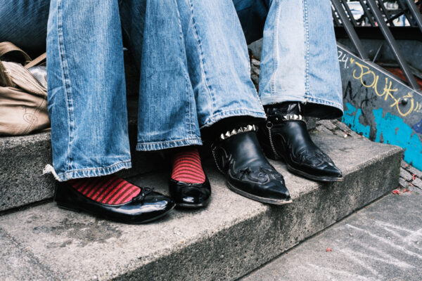 Street Fotografie mit Schuhen