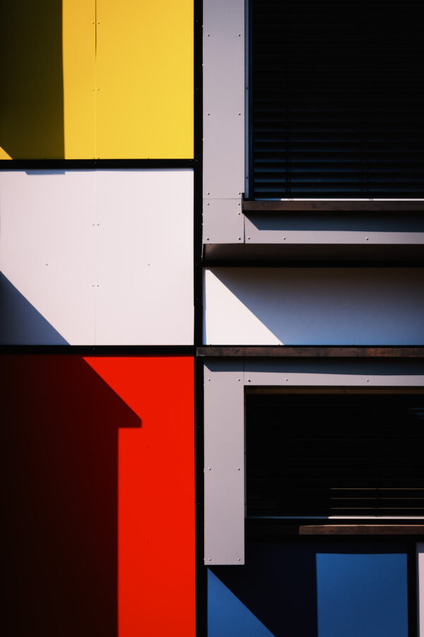 Street Fotografie im Stil von Piet Mondrian